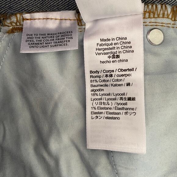 J.Crew 10" Billie Demi Boot Crop Jeans Button Fly Blue Denim Womens Size 29 - Picture 9 of 9